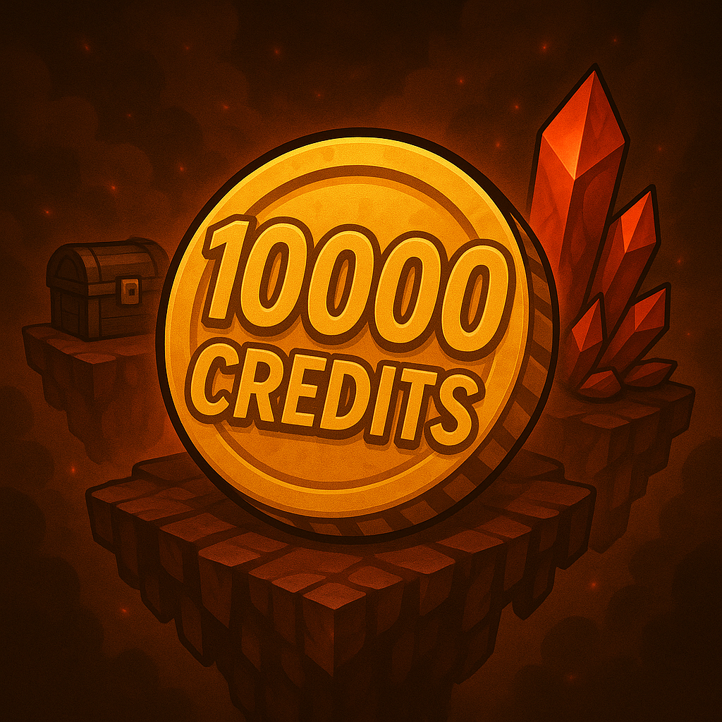 10000 Crédits + 500 Bonus